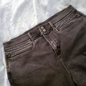 REPOSHING ANN TAYLOR WIDE LEG BLACK JEANS NWT